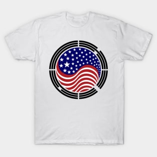 Korean American Multinational Patriot Flag T-Shirt